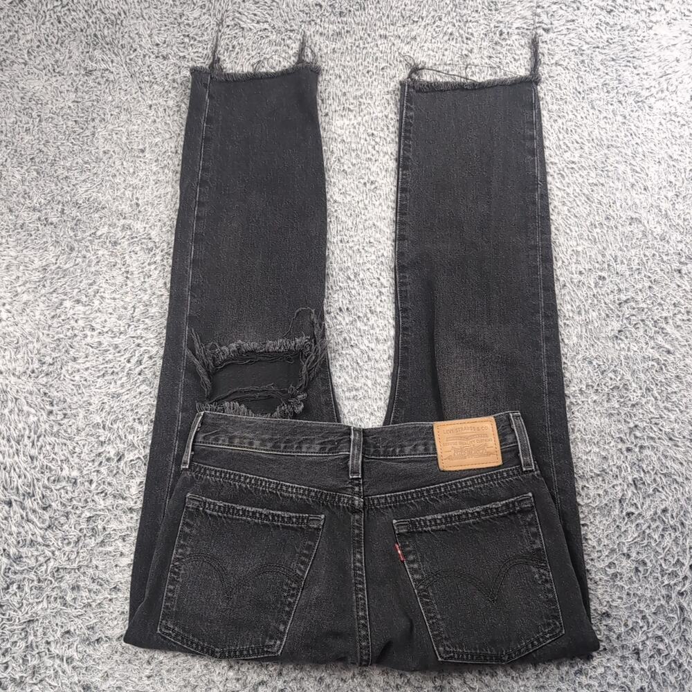 Levi's Black Straight Leg Jeans